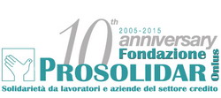 Logo dell'anniversario logo dell'anniversario prosolidar