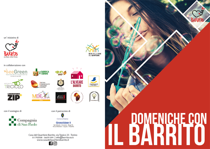 cartolina promozionale delle domeniche al Barrito