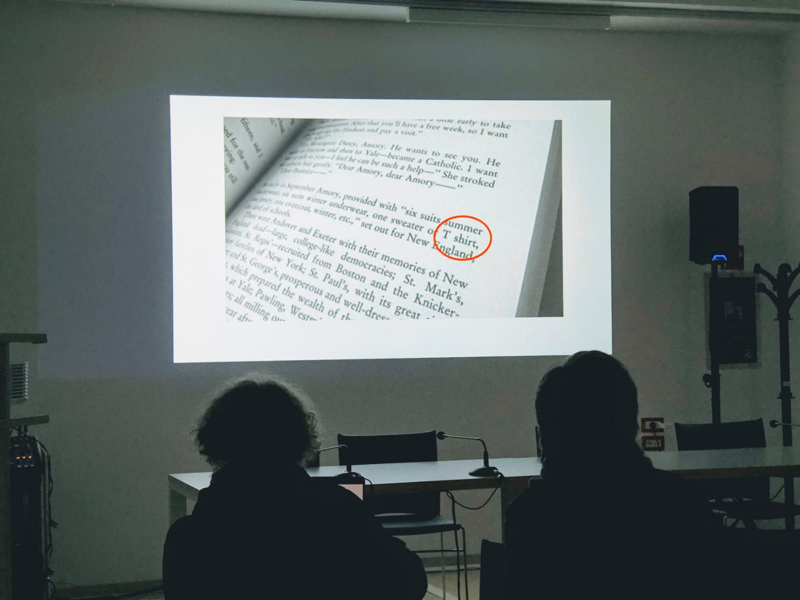 Immagini proiettate durante la Fabula Vestimentaria