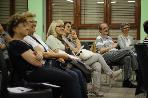 il pubblico dopo la proiezione
