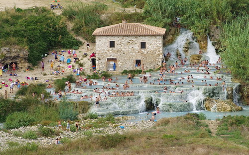 Fotografia segnalata della sezione 2 "Acqua e natura" - Maurizio Bonetti "Saturnia: le cascate del mulino"
