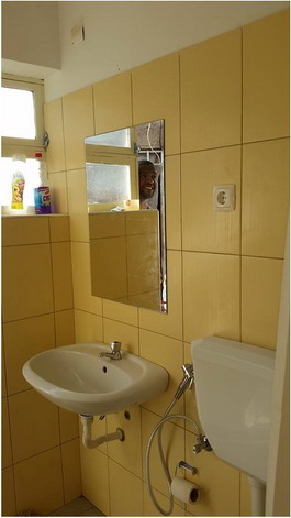 Interno del bagno completato bagno finito