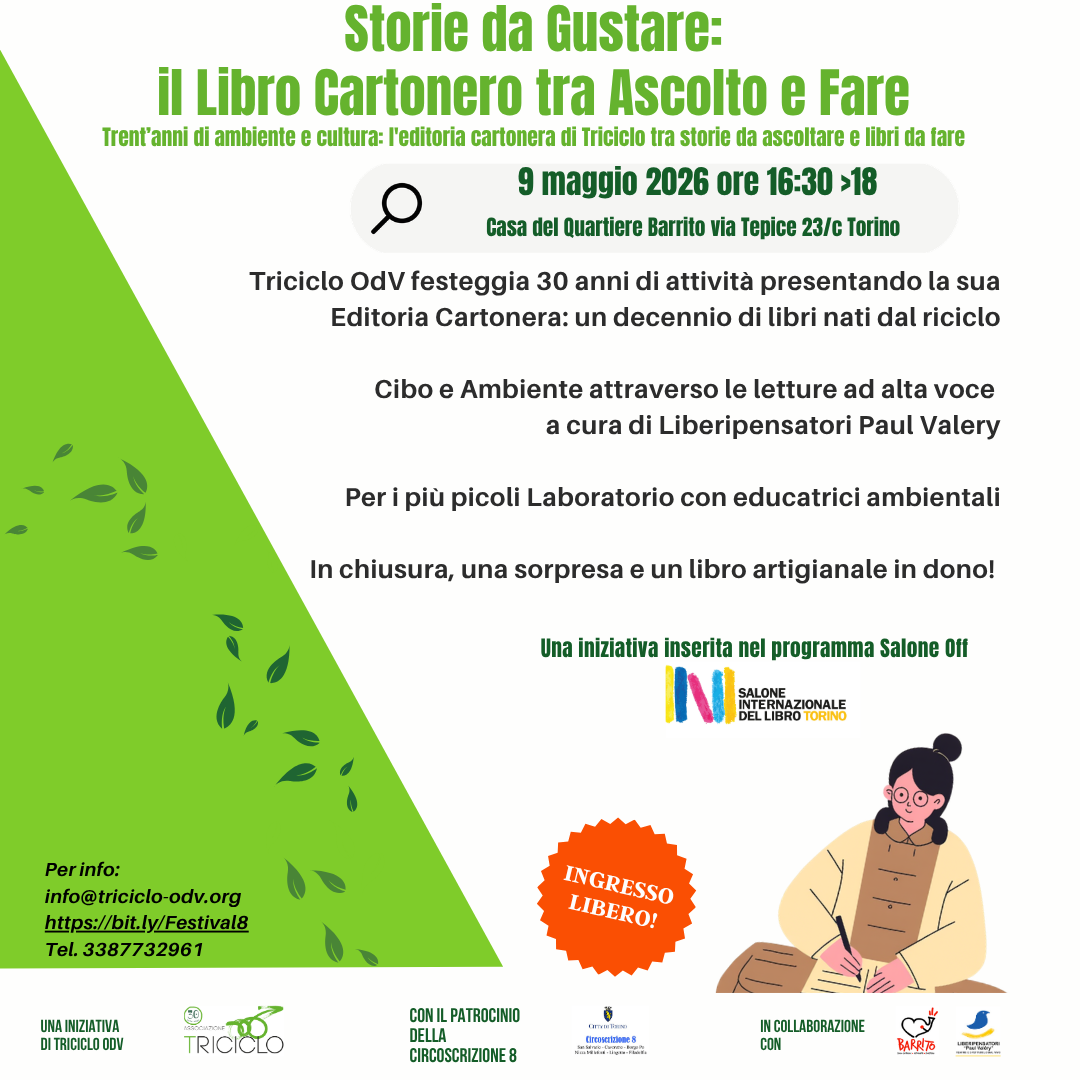 Copertina del libretto "Svolta ecologica a tavola"