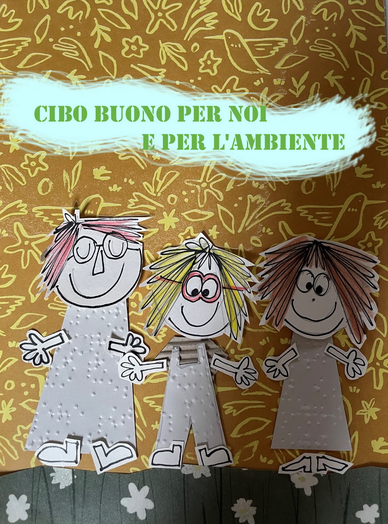 Copertina del libretto "Cibo buono per noi e per l'ambiente"