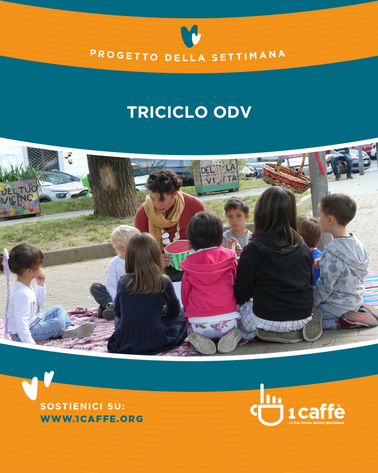 Grafica della raccolta fondi di 1 Caffè Onlus per Triciclo